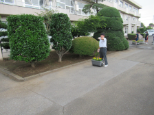 昇降口の装飾風景1