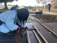 造園指導の様子1