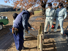 造園指導の様子2