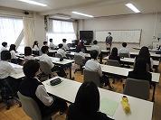 校長先生による激励